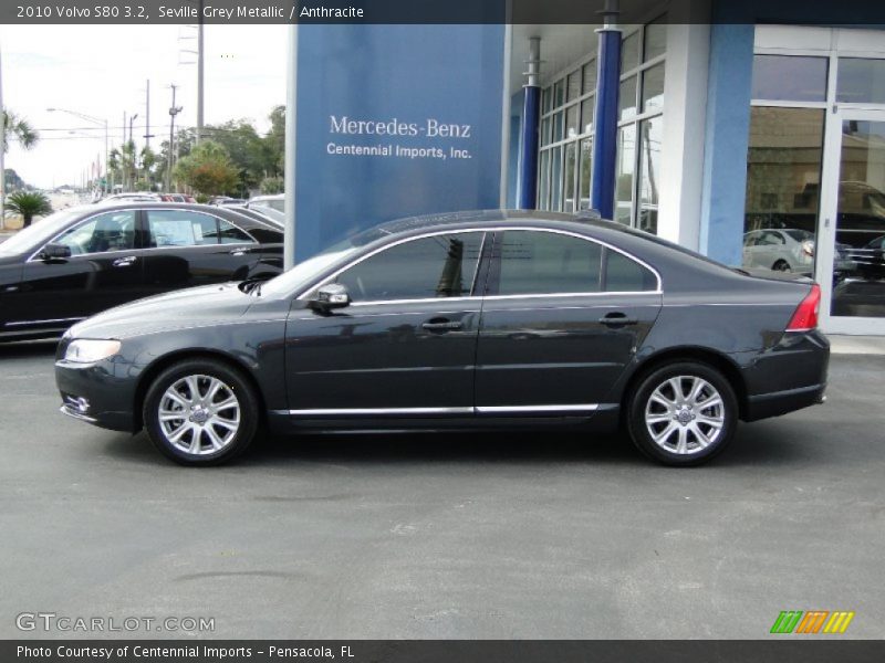 Seville Grey Metallic / Anthracite 2010 Volvo S80 3.2