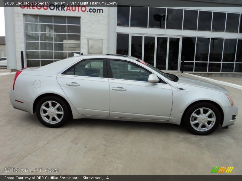 Radiant Silver / Light Titanium/Ebony 2009 Cadillac CTS Sedan
