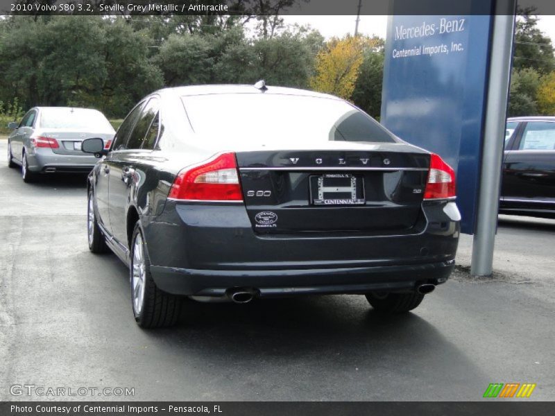 Seville Grey Metallic / Anthracite 2010 Volvo S80 3.2