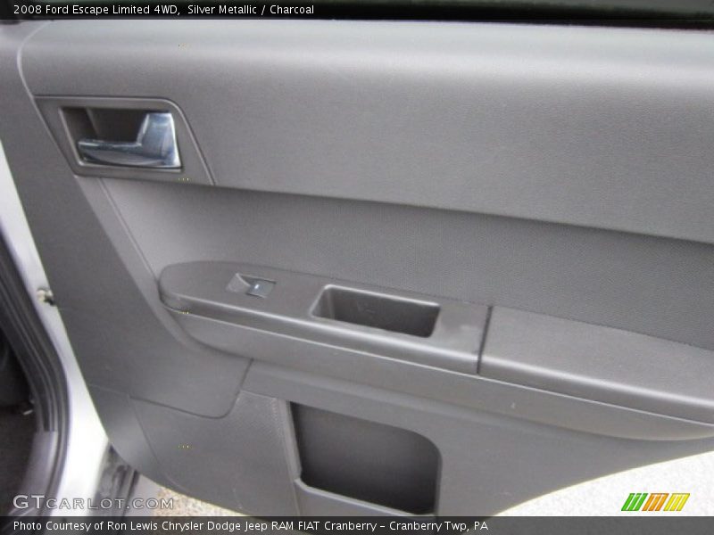 Silver Metallic / Charcoal 2008 Ford Escape Limited 4WD