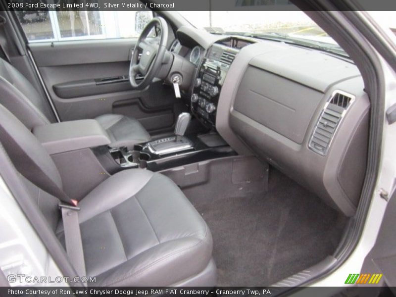 Silver Metallic / Charcoal 2008 Ford Escape Limited 4WD