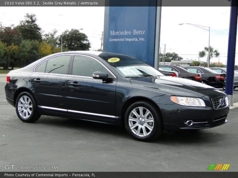 Seville Grey Metallic / Anthracite 2010 Volvo S80 3.2