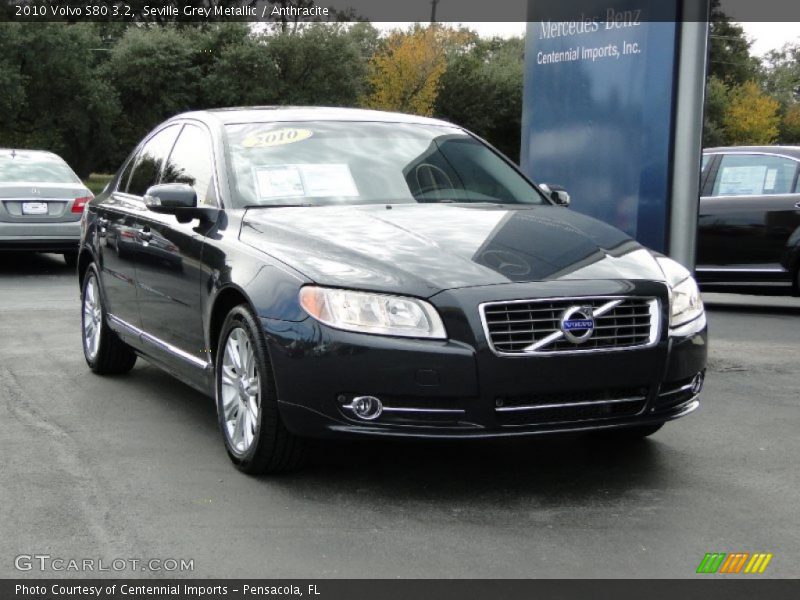 Seville Grey Metallic / Anthracite 2010 Volvo S80 3.2