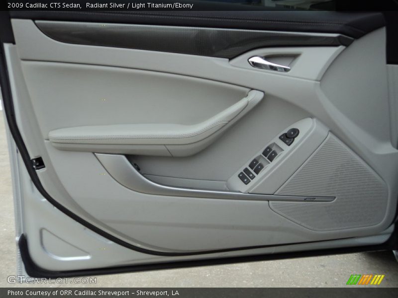 Radiant Silver / Light Titanium/Ebony 2009 Cadillac CTS Sedan