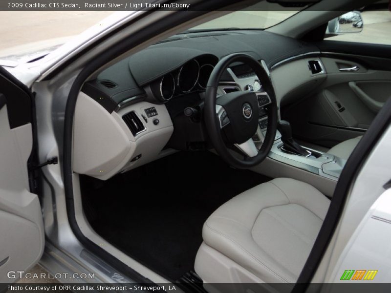 Radiant Silver / Light Titanium/Ebony 2009 Cadillac CTS Sedan