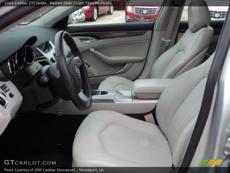 Radiant Silver / Light Titanium/Ebony 2009 Cadillac CTS Sedan