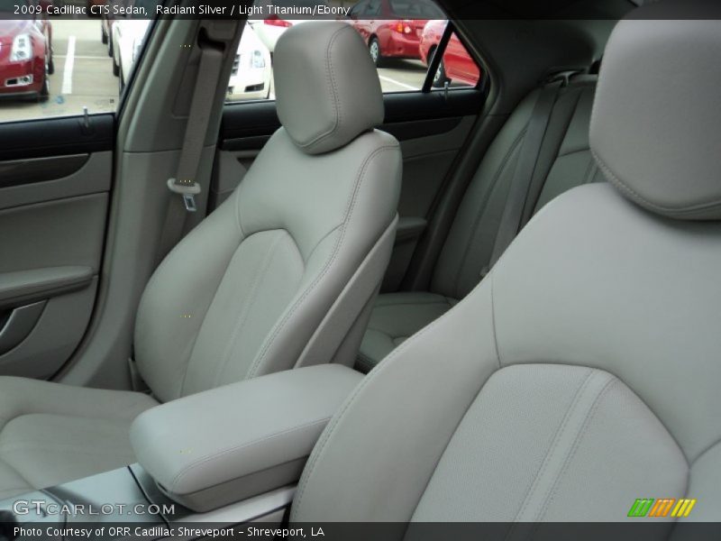 Radiant Silver / Light Titanium/Ebony 2009 Cadillac CTS Sedan