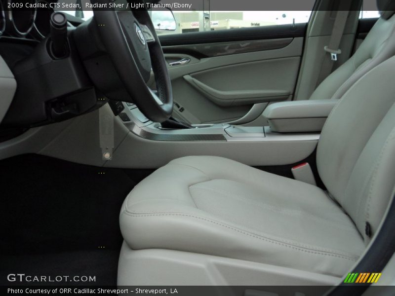 Radiant Silver / Light Titanium/Ebony 2009 Cadillac CTS Sedan