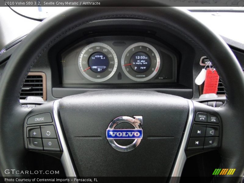 Seville Grey Metallic / Anthracite 2010 Volvo S80 3.2