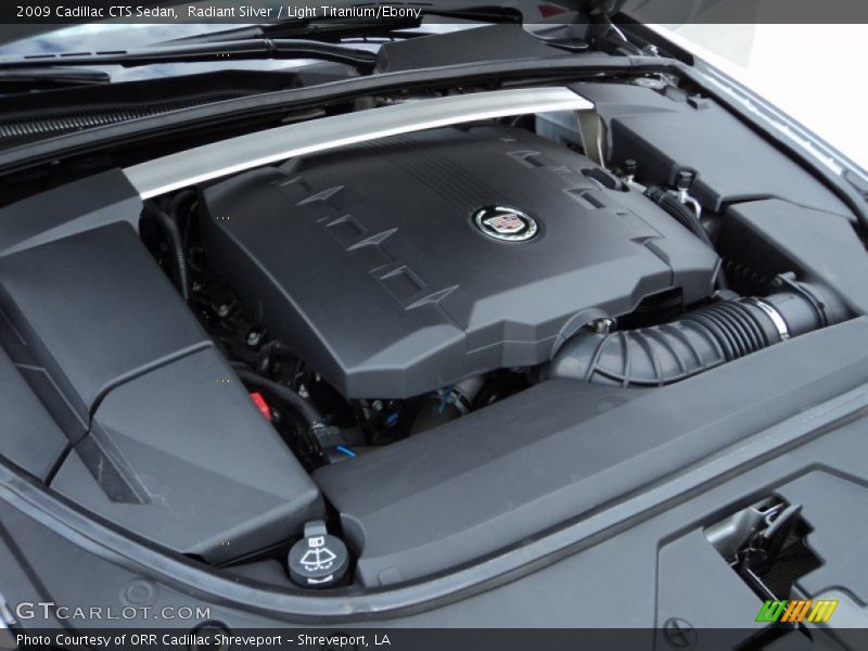 Radiant Silver / Light Titanium/Ebony 2009 Cadillac CTS Sedan