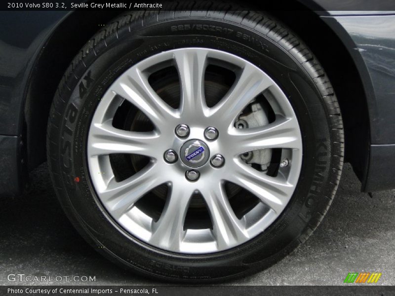 Seville Grey Metallic / Anthracite 2010 Volvo S80 3.2