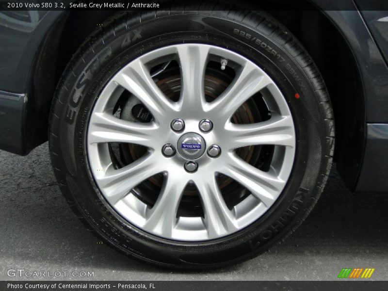 Seville Grey Metallic / Anthracite 2010 Volvo S80 3.2