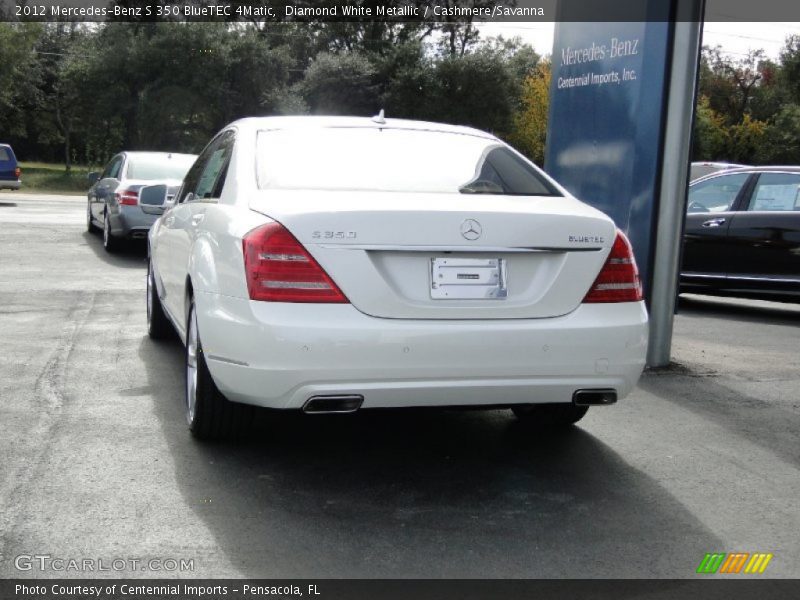 Diamond White Metallic / Cashmere/Savanna 2012 Mercedes-Benz S 350 BlueTEC 4Matic