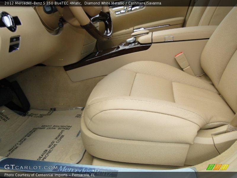 Diamond White Metallic / Cashmere/Savanna 2012 Mercedes-Benz S 350 BlueTEC 4Matic