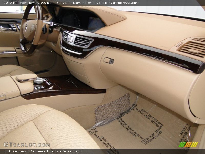 Diamond White Metallic / Cashmere/Savanna 2012 Mercedes-Benz S 350 BlueTEC 4Matic