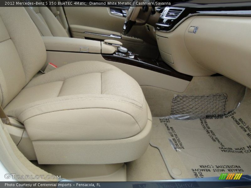 Diamond White Metallic / Cashmere/Savanna 2012 Mercedes-Benz S 350 BlueTEC 4Matic