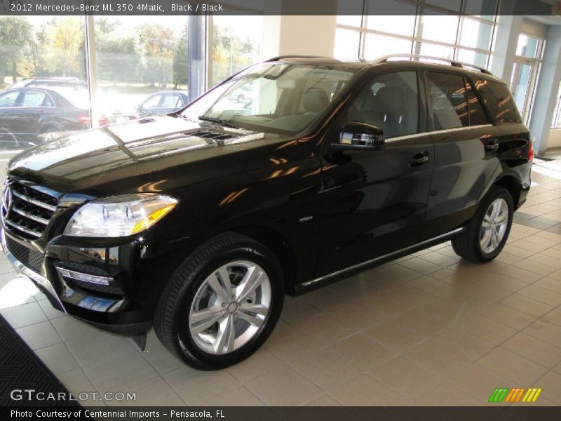 Black / Black 2012 Mercedes-Benz ML 350 4Matic