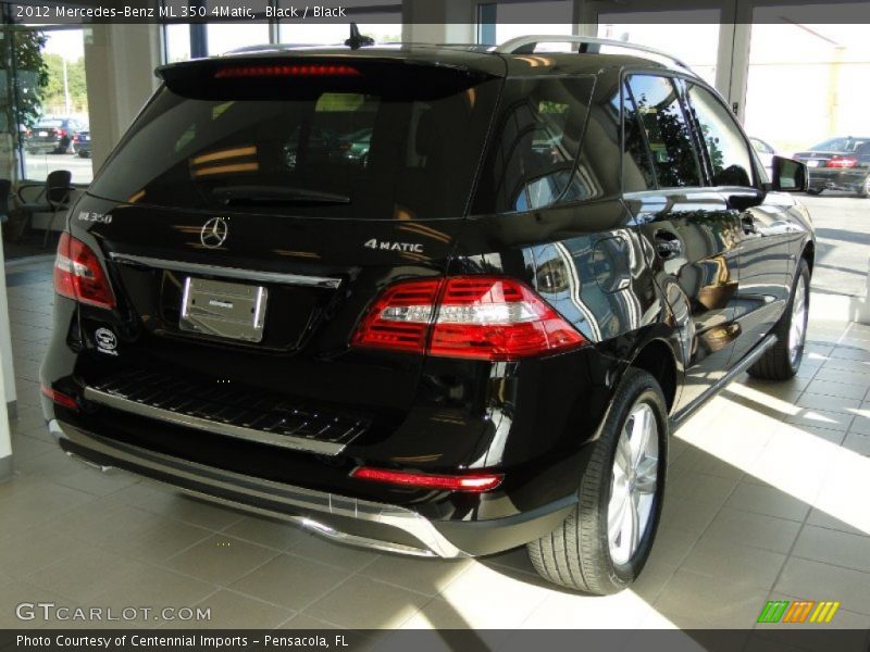 Black / Black 2012 Mercedes-Benz ML 350 4Matic