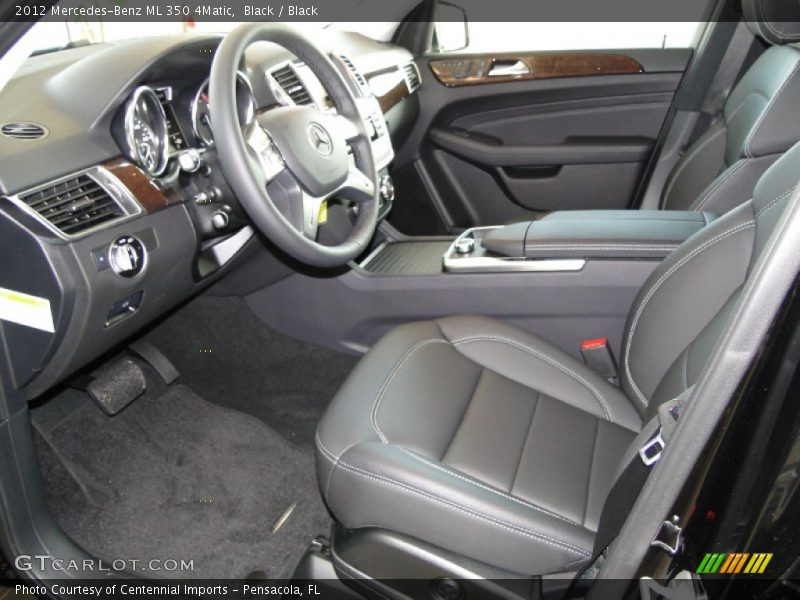  2012 ML 350 4Matic Black Interior
