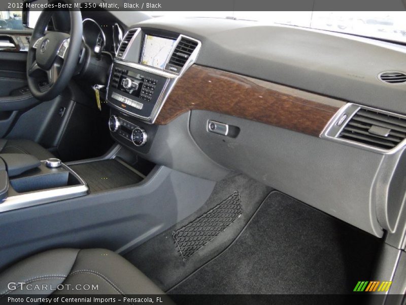 Black / Black 2012 Mercedes-Benz ML 350 4Matic