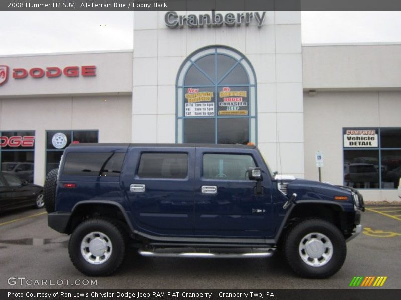 All-Terrain Blue / Ebony Black 2008 Hummer H2 SUV