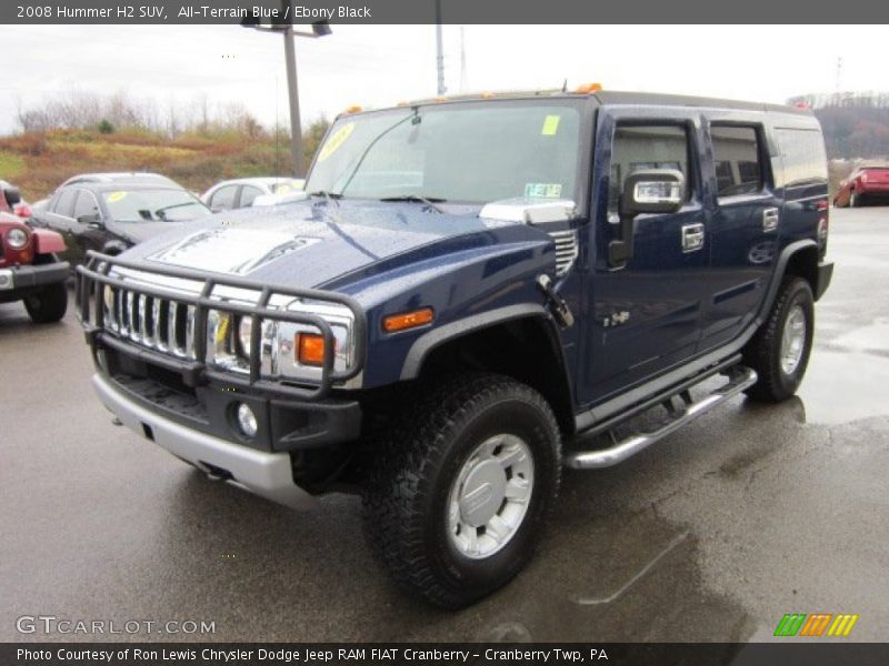 All-Terrain Blue / Ebony Black 2008 Hummer H2 SUV