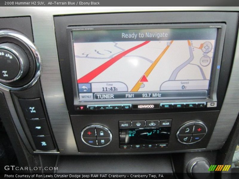 All-Terrain Blue / Ebony Black 2008 Hummer H2 SUV