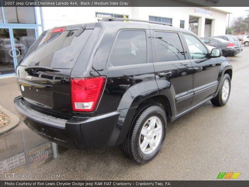 Black / Medium Slate Gray 2007 Jeep Grand Cherokee Laredo 4x4