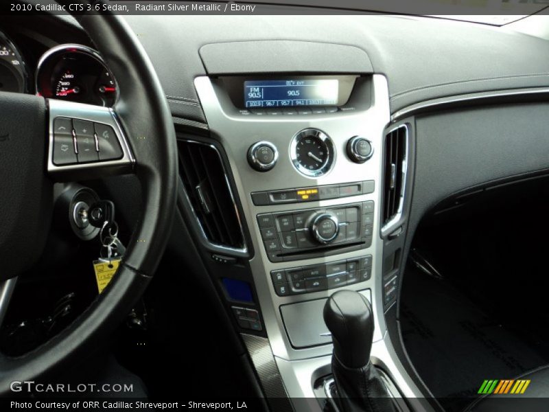 Radiant Silver Metallic / Ebony 2010 Cadillac CTS 3.6 Sedan