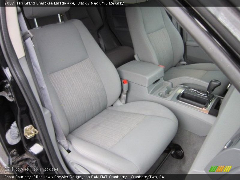 Black / Medium Slate Gray 2007 Jeep Grand Cherokee Laredo 4x4