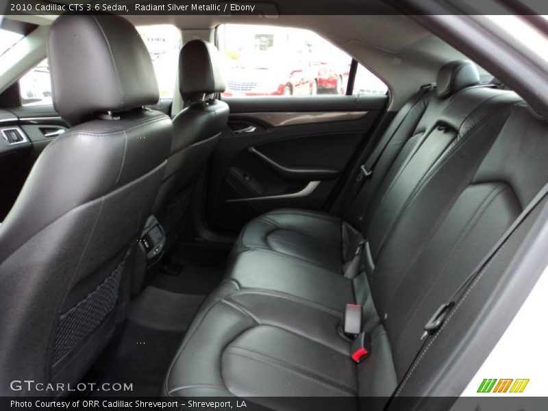 Radiant Silver Metallic / Ebony 2010 Cadillac CTS 3.6 Sedan