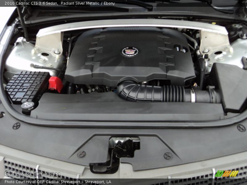Radiant Silver Metallic / Ebony 2010 Cadillac CTS 3.6 Sedan
