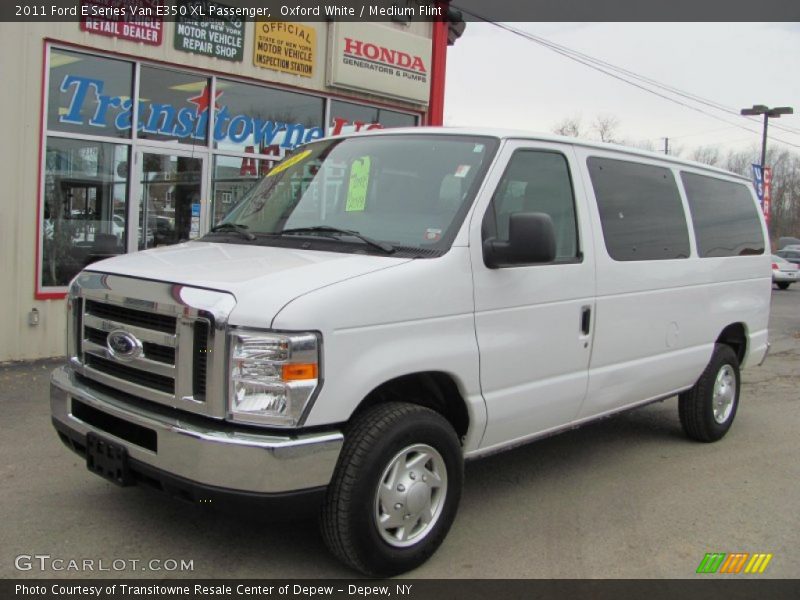Oxford White / Medium Flint 2011 Ford E Series Van E350 XL Passenger