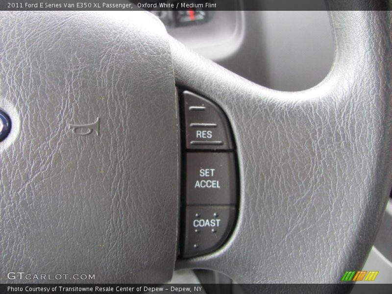 Oxford White / Medium Flint 2011 Ford E Series Van E350 XL Passenger