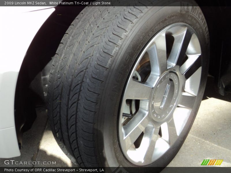 White Platinum Tri-Coat / Light Stone 2009 Lincoln MKZ Sedan