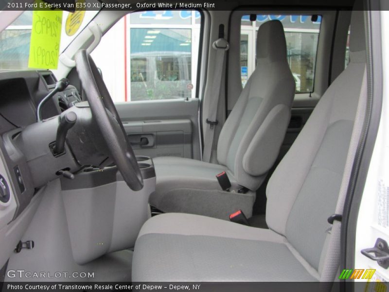 Oxford White / Medium Flint 2011 Ford E Series Van E350 XL Passenger