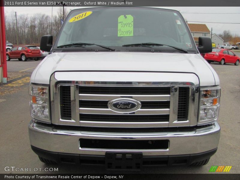 Oxford White / Medium Flint 2011 Ford E Series Van E350 XL Passenger