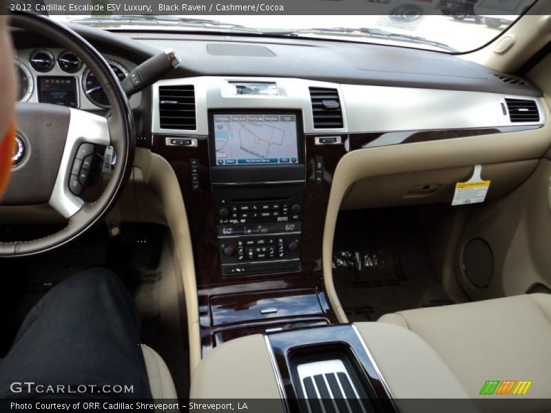 Black Raven / Cashmere/Cocoa 2012 Cadillac Escalade ESV Luxury