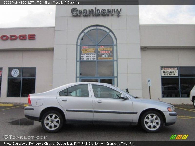 Silver Metallic / Graphite 2003 Volvo S60 2.5T AWD