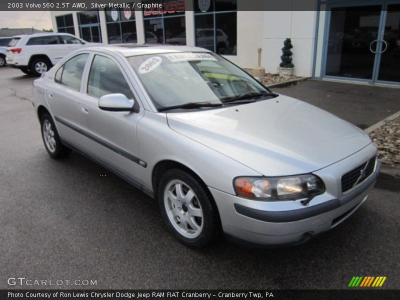 Silver Metallic / Graphite 2003 Volvo S60 2.5T AWD