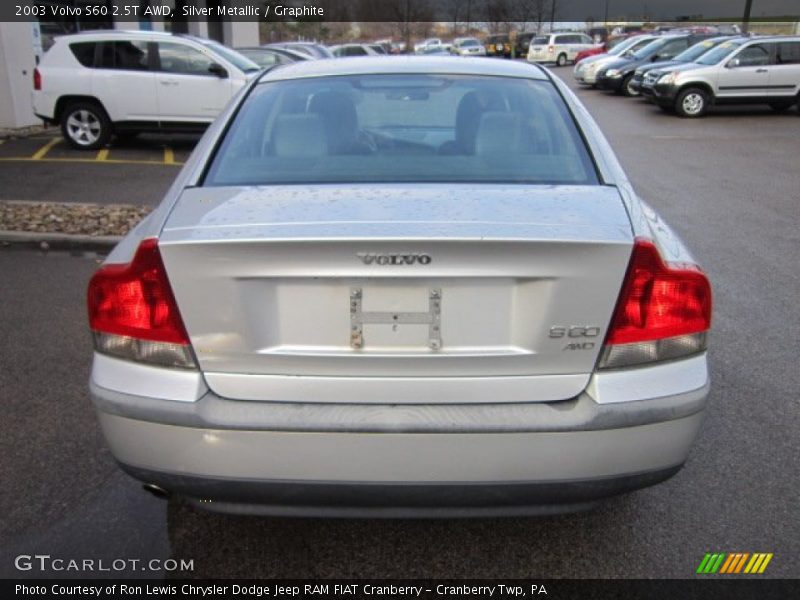 Silver Metallic / Graphite 2003 Volvo S60 2.5T AWD