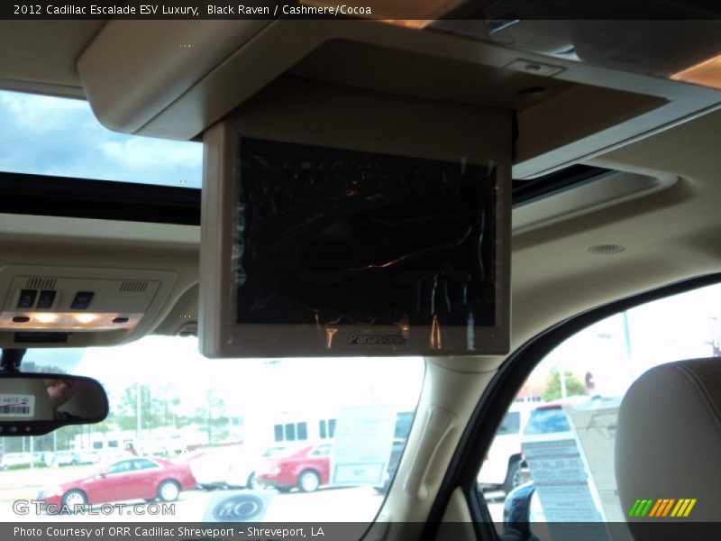 Black Raven / Cashmere/Cocoa 2012 Cadillac Escalade ESV Luxury