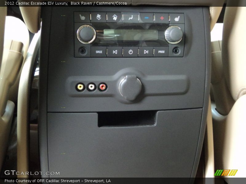 Black Raven / Cashmere/Cocoa 2012 Cadillac Escalade ESV Luxury