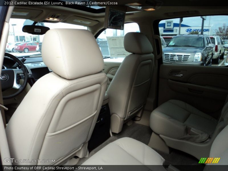 Black Raven / Cashmere/Cocoa 2012 Cadillac Escalade ESV Luxury
