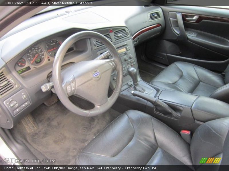  2003 S60 2.5T AWD Graphite Interior