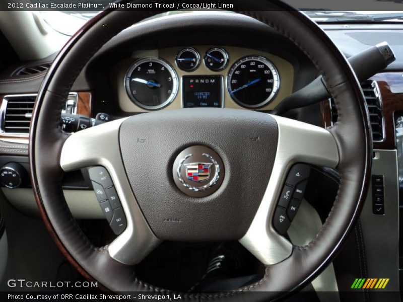  2012 Escalade Platinum Steering Wheel