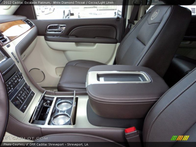  2012 Escalade Platinum Cocoa/Light Linen Interior