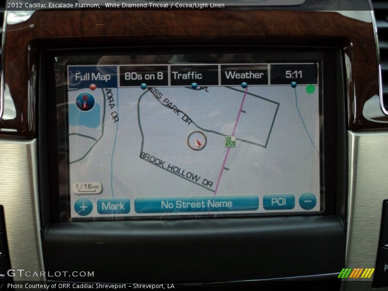Navigation of 2012 Escalade Platinum