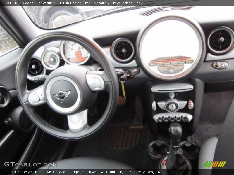 British Racing Green Metallic / Grey/Carbon Black 2010 Mini Cooper Convertible