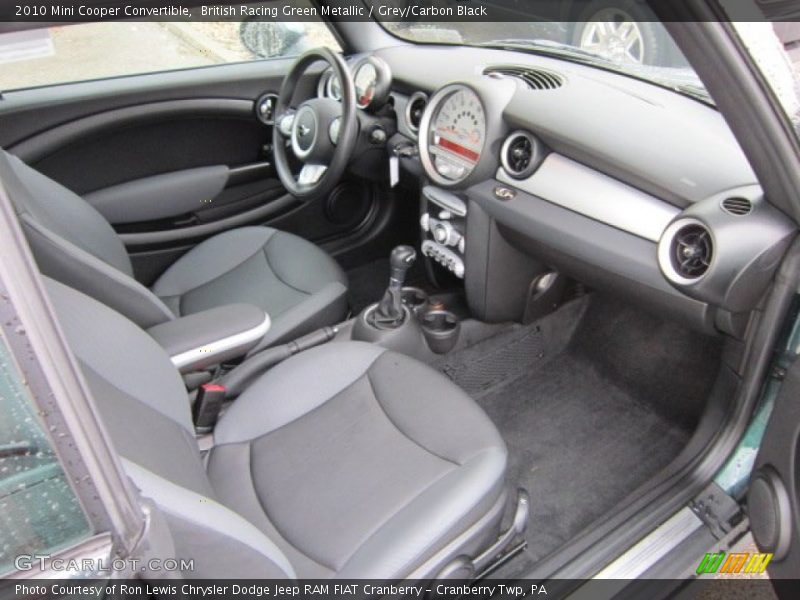 British Racing Green Metallic / Grey/Carbon Black 2010 Mini Cooper Convertible